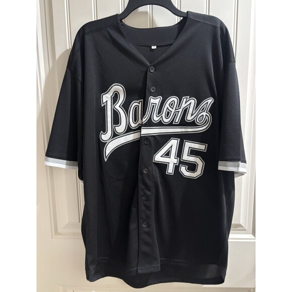 Birmingham Barons Michael Jordan 45 Baseball Jersey Black Size XL New - Picture 1 of 5
